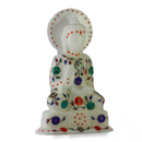 Buddha Statue (Pure White Italian Marble)