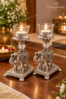 Elephant tealight candle holder
