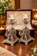 Elephant tealight candle holder