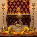 Peacock Diya set of 2