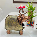 Metal Elephant Tea light holder