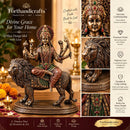 Goddess Ma Durga On Lion