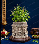 Silver Plated Tulsi Planter