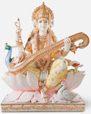 Saraswati On Lotus